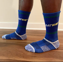 Load image into Gallery viewer, &quot;Dat Way&quot; Blue Socks
